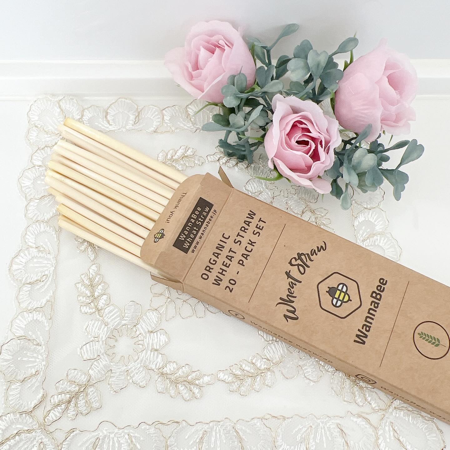 麦わらストロー/WannaBee/その他を使ったクチコミ（1枚目）