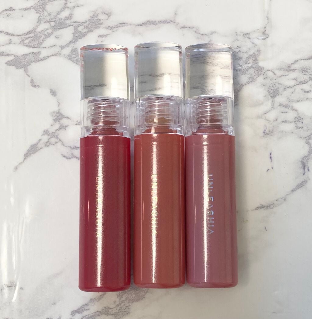 ノンスティッキーダズルティント/unleashia/リップティントを使ったクチコミ(2枚目)