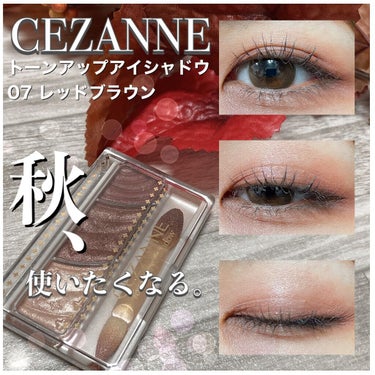 トーンアップアイシャドウ/CEZANNE/パウダーアイシャドウを使ったクチコミ（1枚目）