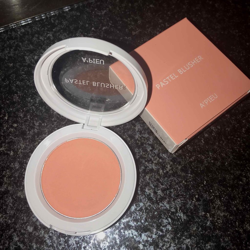 アピュー パステルブラッシャー/A’pieu/パウダーチークを使ったクチコミ(1枚目)