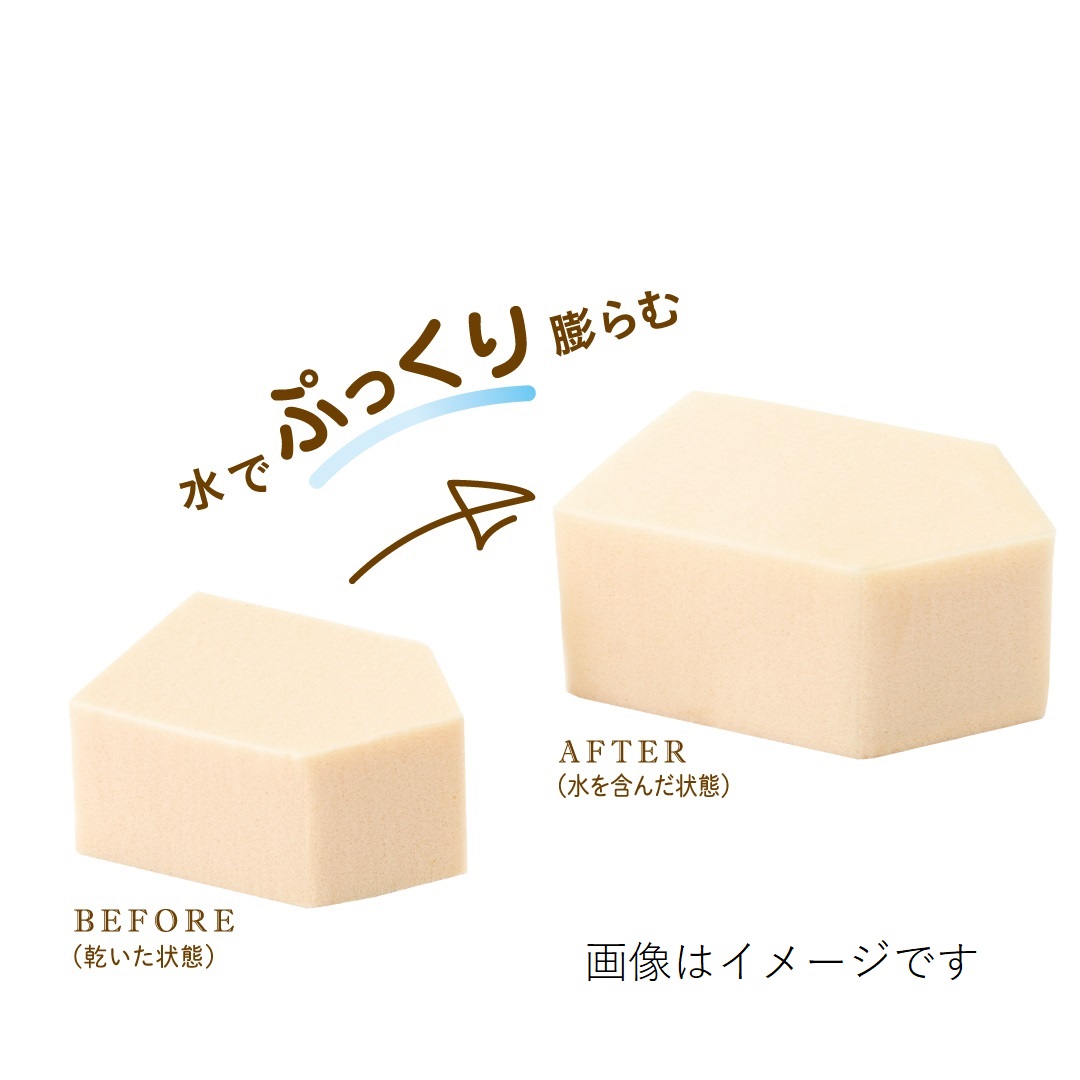 ジェリータッチスポンジ ハウス型/ロージーローザ/パフ・スポンジを使ったクチコミ（2枚目）