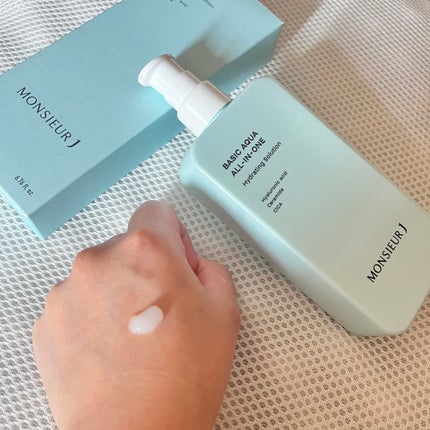 BASIC AQUA ALL-IN-ONE/MONSIEUR J/オールインワン化粧品を使ったクチコミ(2枚目)