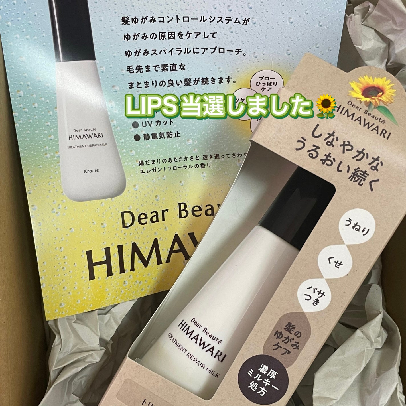 トリートメントリペアミルク/ディアボーテ/ヘアミルクを使ったクチコミ(1枚目)