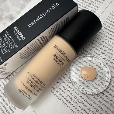 bareMinerals ベアプロ 24HR リキッド ファンデーションのクチコミ「.
\ ベアミネラル最高レベルの機能性 /
♥- - - - - - - - - - - - .....」（3枚目）