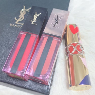 ルージュ ピュールクチュール ヴェルニ ウォーターグロウ No.203 リストリクテッド ピンク/YVES SAINT LAURENT BEAUTE/口紅を使ったクチコミ（1枚目）