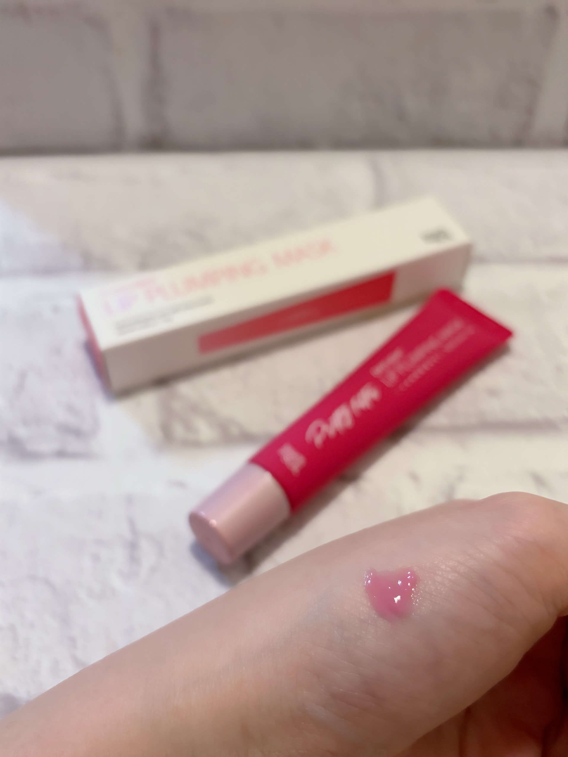 プリティーフィルターデイライトリッププランピングマスク/touch in SOL /リップマスクを使ったクチコミ（2枚目）