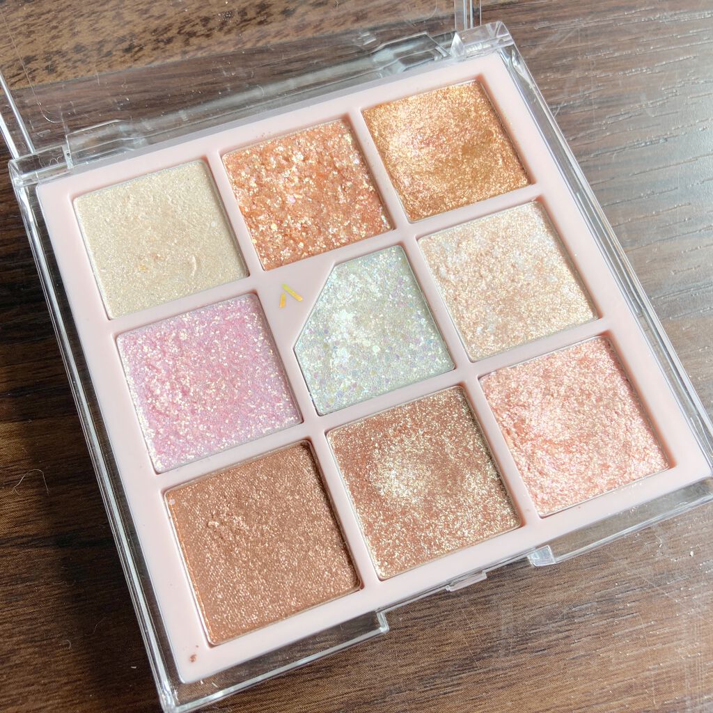 グリッターペディアアイパレット/unleashia/アイシャドウパレットを使ったクチコミ(9枚目)
