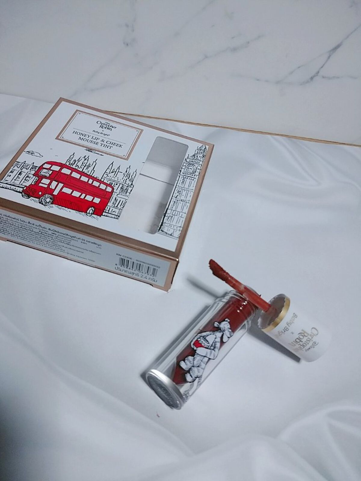 ハニーリップ＆チーク ムースティント/BabyBright/リップティントを使ったクチコミ（1枚目）