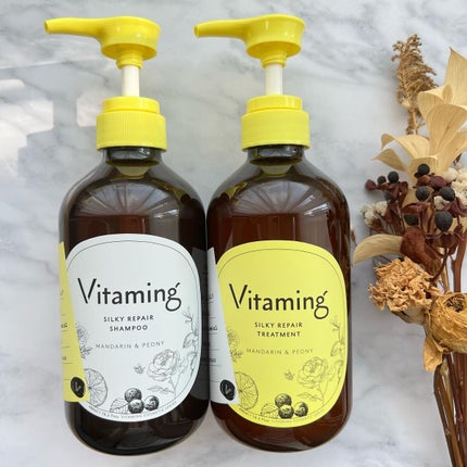 シルキーリペアシャンプー/トリートメント(マンダリン&ピオニーの香り)/Vitaming/市販シャンプーを使ったクチコミ(1枚目)