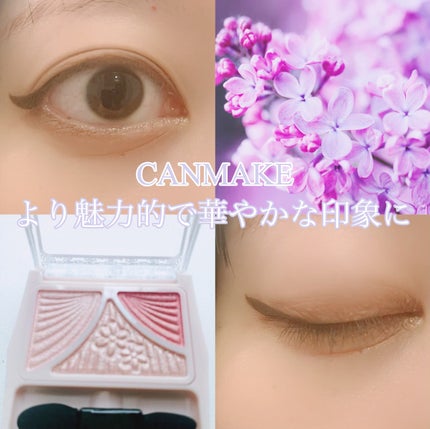 ジューシーピュアアイズ/キャンメイク/アイシャドウパレットを使ったクチコミ(1枚目)