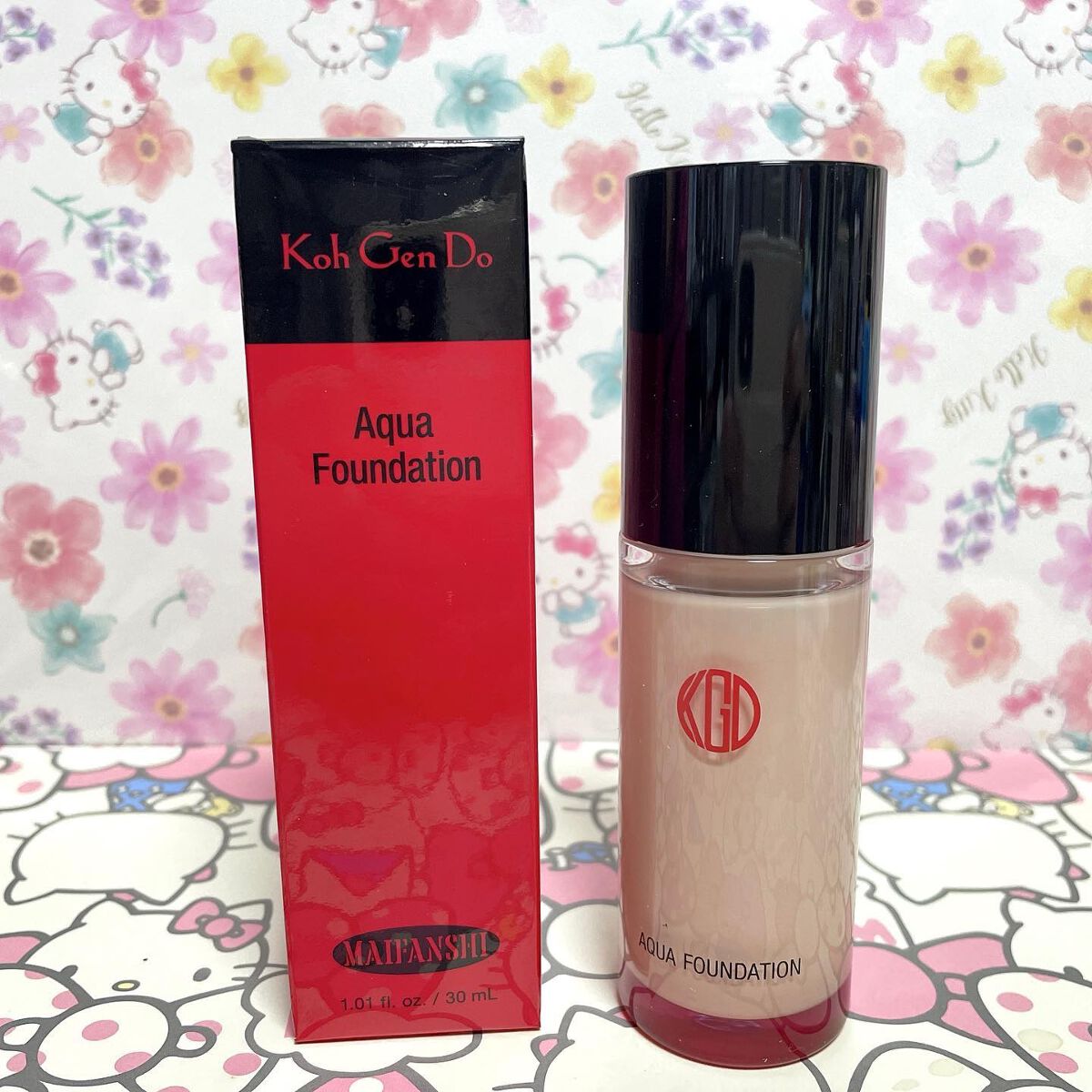 マイファンスィー アクアファンデーション/Koh Gen Do/リキッドファンデーションを使ったクチコミ（1枚目）
