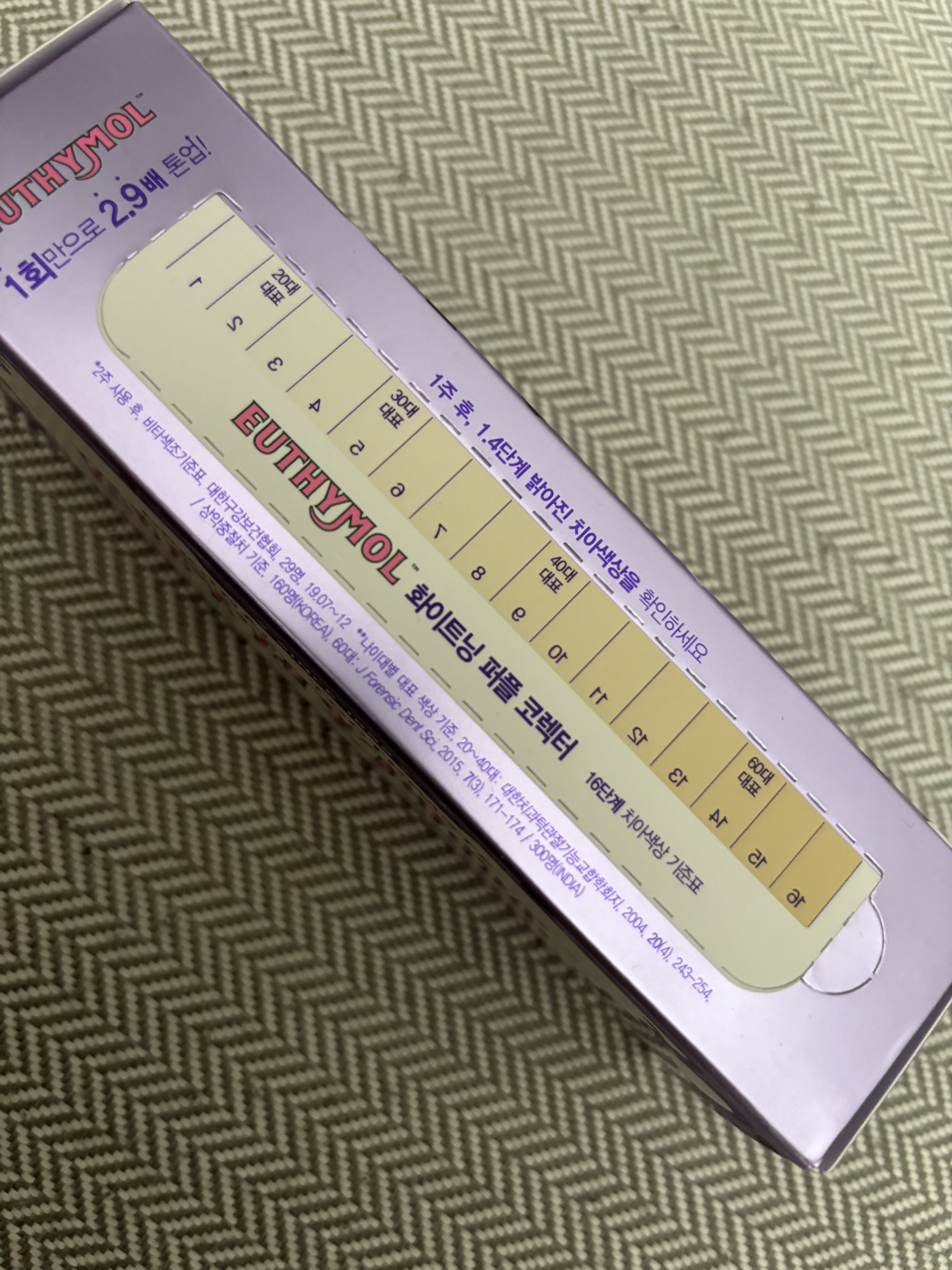ホワイトパープル歯みがき ピーチフローラルミントの香り/EUTHYMOL/歯磨き粉を使ったクチコミ（2枚目）