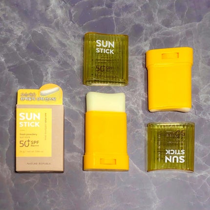 パウダリーUVアロエスティック SPF50+/PA++++/ネイチャーリパブリック/日焼け止めスティックを使ったクチコミ(1枚目)