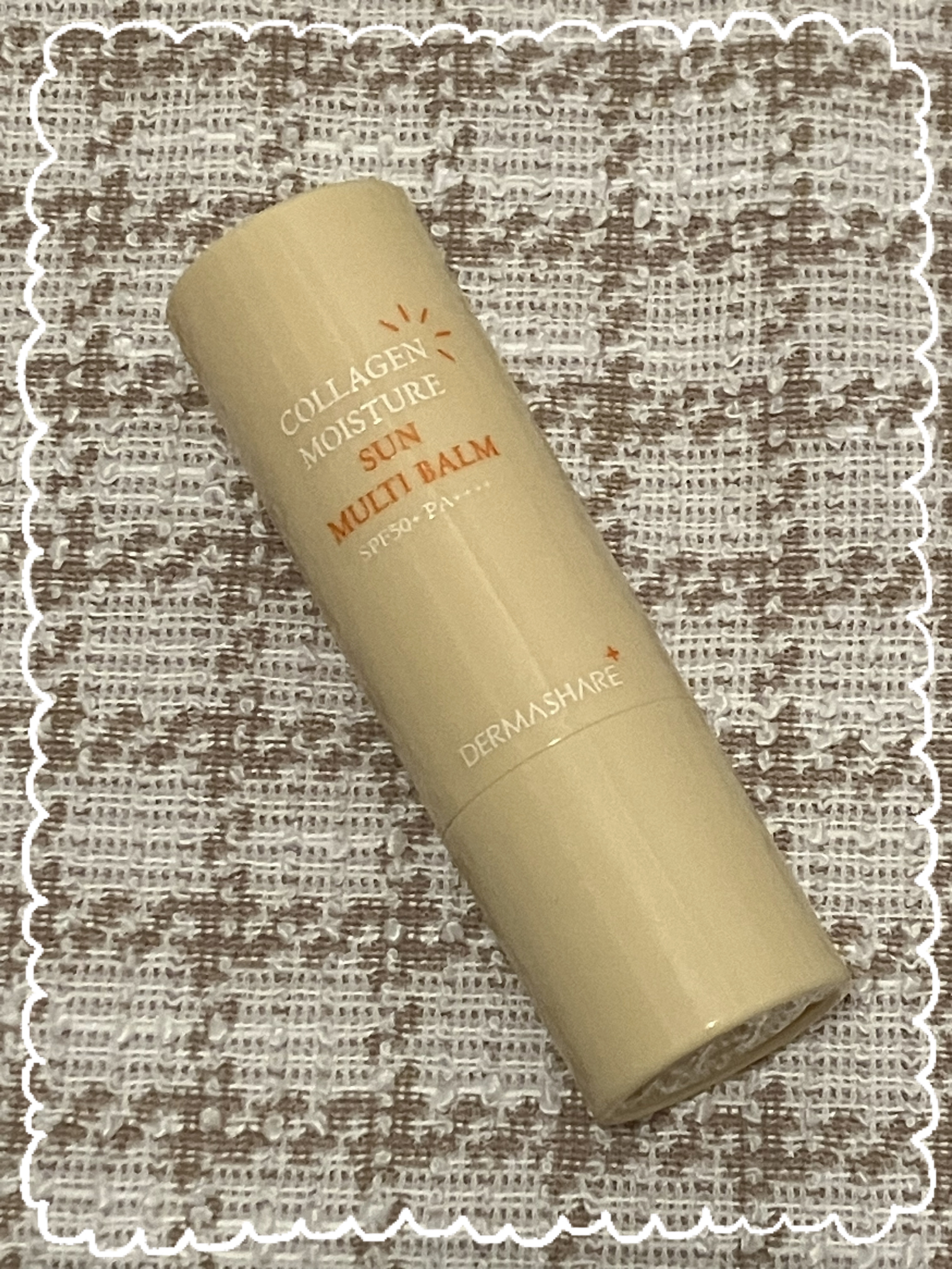 コラーゲンモイスチャーSUNマルチバーム/DERMASHARE/日焼け止めスティックを使ったクチコミ（1枚目）