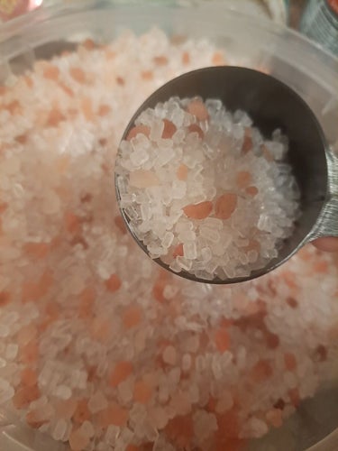 Epsom & Pink Himalayan Bath Salt/Natures Delight/入浴剤を使ったクチコミ（3枚目）