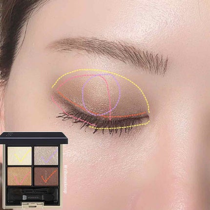 デザイニング カラー アイズ/SUQQU/アイシャドウパレットを使ったクチコミ(2枚目)