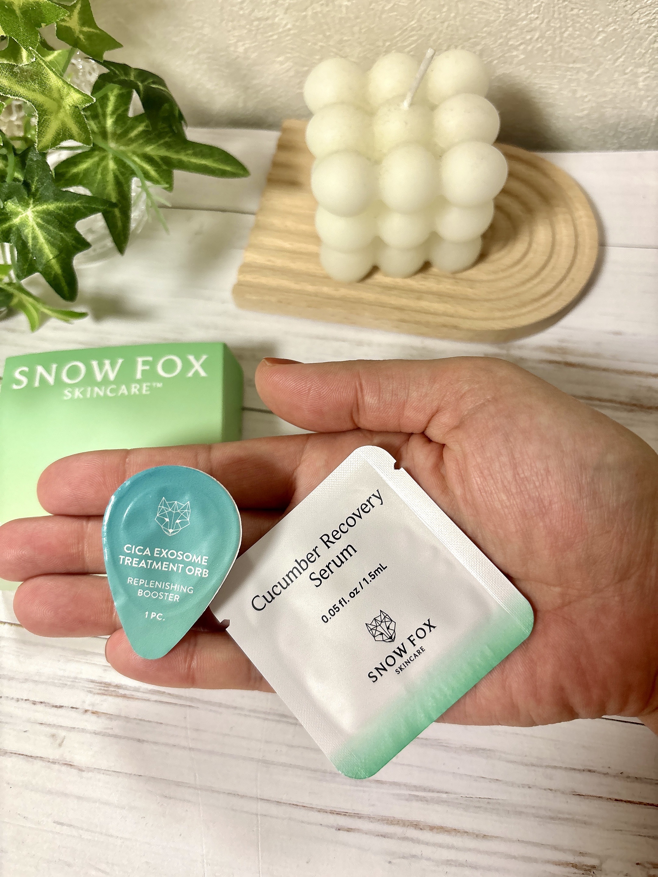 リカバリー ブースターボール/SNOW FOX SKINCARE/美容液を使ったクチコミ（3枚目）