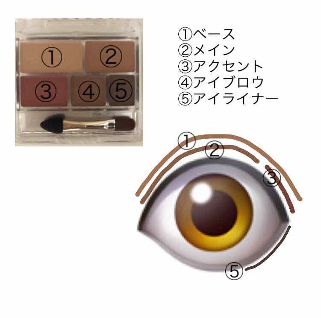 パーフェクトマルチアイズ/キャンメイク/アイシャドウパレットを使ったクチコミ（2枚目）
