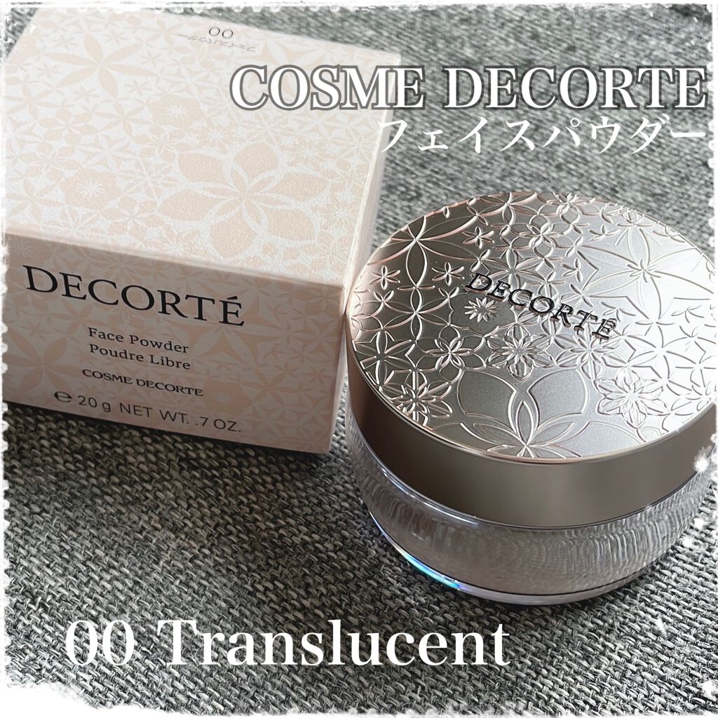 DECORTÉ
フェイスパウダー
00trans lucent

メガ割で気になってて…でもアットコスメでポイントとクーポン使ったらメガ割より安く買えました\(°∀° )/

普段NARSのパウダー一択なのですが、こちらもサラサラになる！と