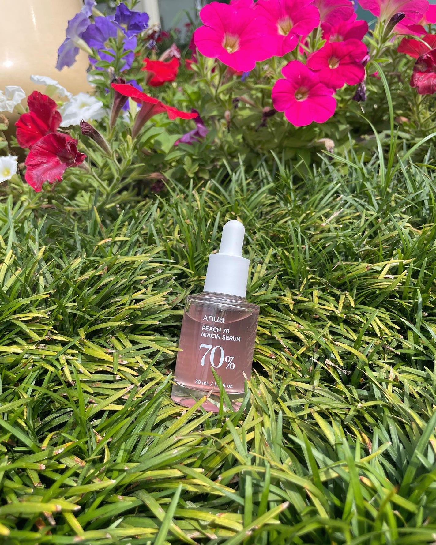 maki on LIPS 「..ほんのり桃色セラム✨ANUA桃70%ナイアシンセラム @a..」(1枚目)