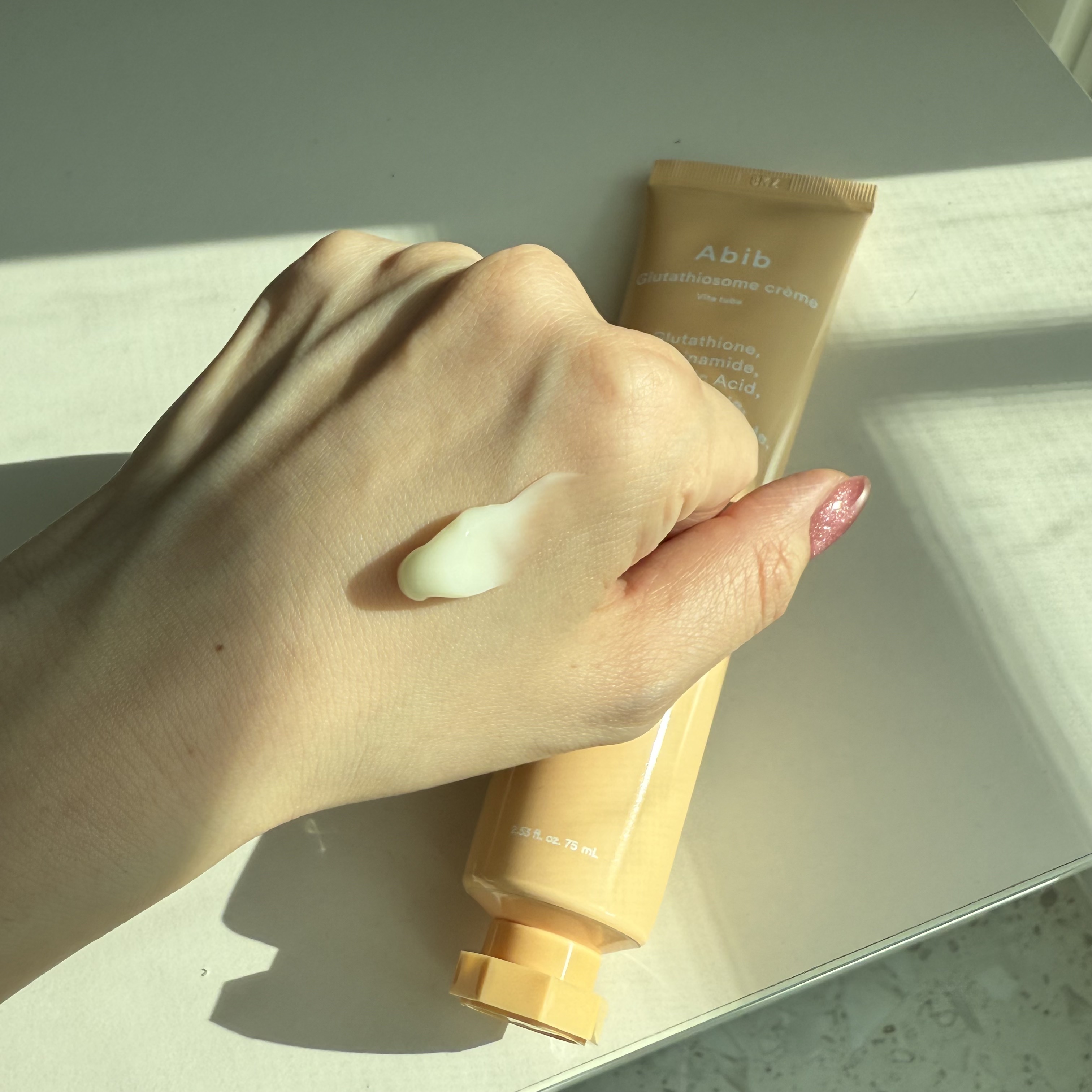アビブ　グルタチオンソームクリームビタチューブ/Abib /フェイスクリームを使ったクチコミ（2枚目）