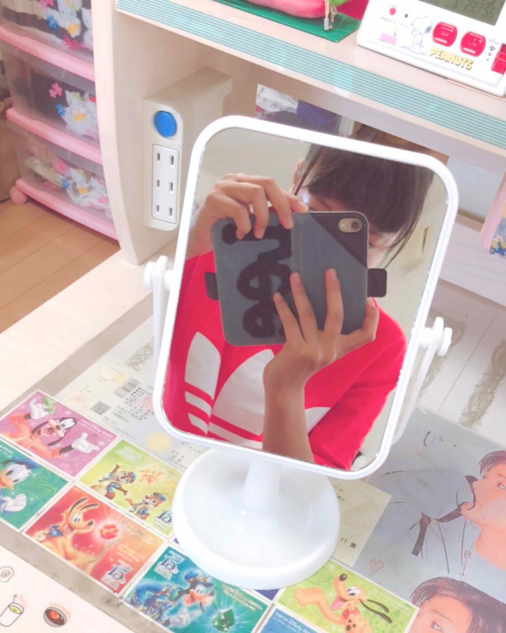 回転スタンドミラー/DAISO/その他を使ったクチコミ(3枚目)