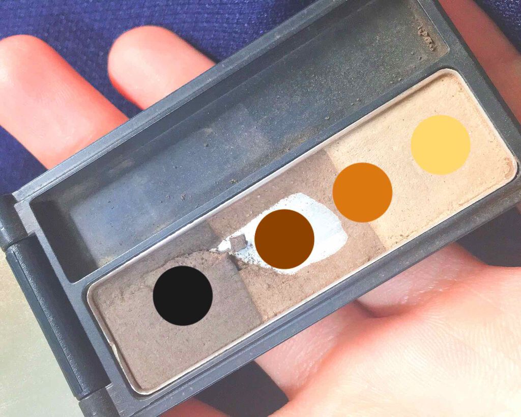 デザイニングアイブロウN/KATE/パウダーアイブロウを使ったクチコミ(2枚目)