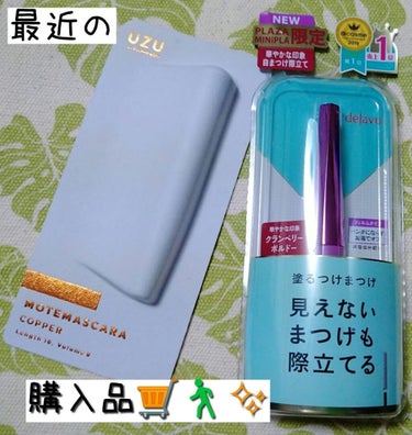 📁購入品🛒🚶✨

📍イミュ　デジャヴュ　ラッシュアップマスカラE　101　クランベリーボルドー　PLAZA　MINiPLA限定


📍ウズ　モテマスカラ　コッパー　
💭秋メイクに✨

後日レビュー予定_