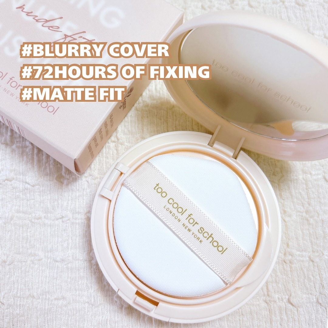 フィクシングヌードクッション #2C クールペタル/too cool for school/クッションファンデーションを使ったクチコミ（2枚目）