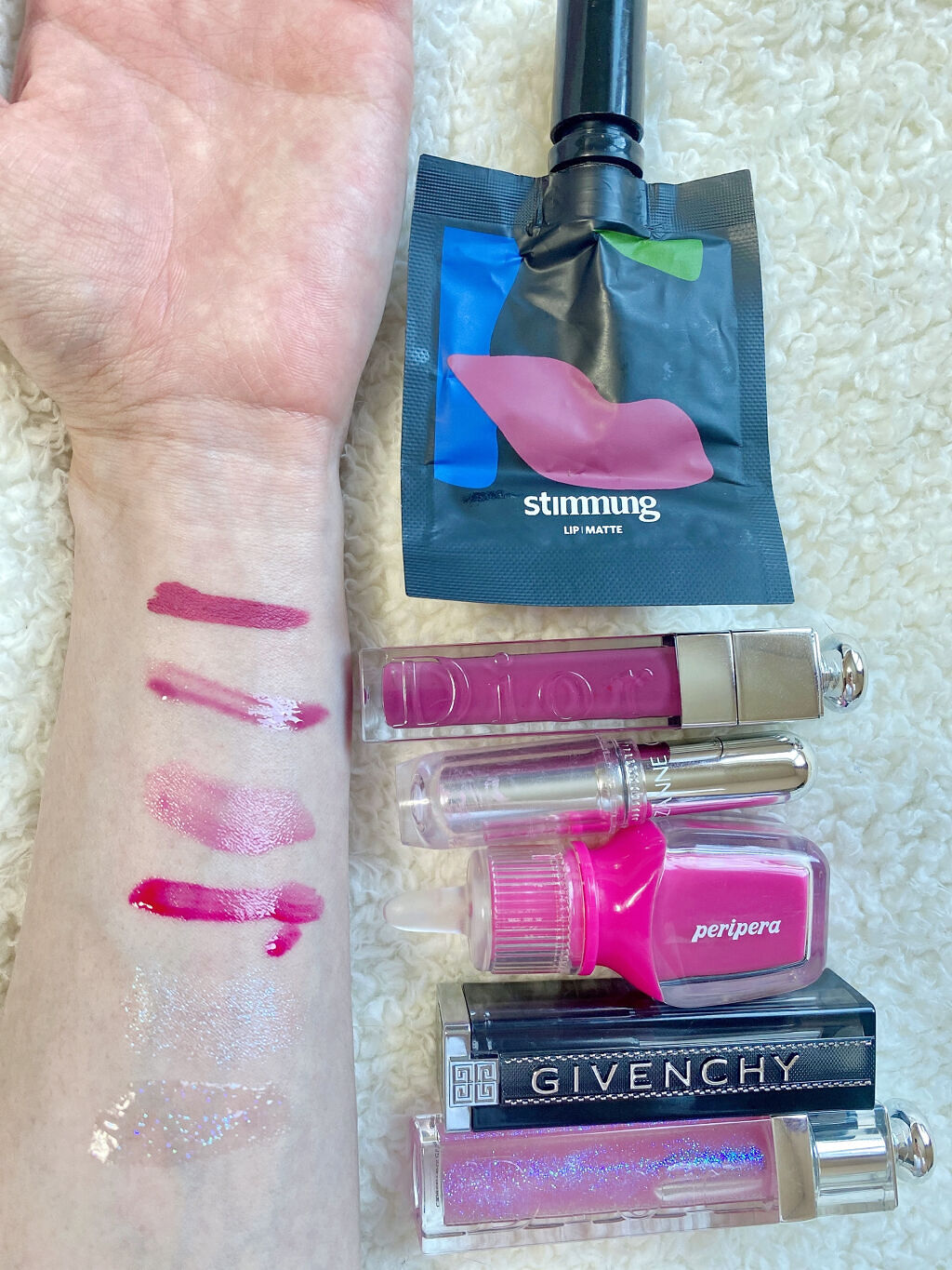 ランテルディ・リップスティック No.01 フローズン・ブルー(限定)/GIVENCHY/口紅を使ったクチコミ（2枚目）