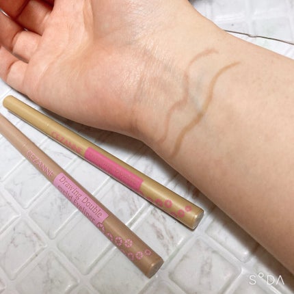 描くふたえアイライナー/CEZANNE/リキッドアイライナーを使ったクチコミ(4枚目)