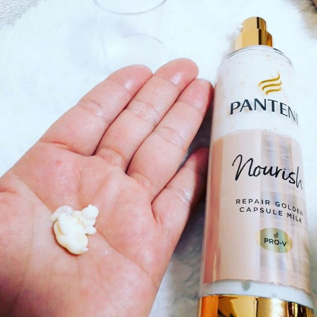 リペアー ゴールデン カプセル ミルク/パンテーン/ヘアミルクを使ったクチコミ(2枚目)
