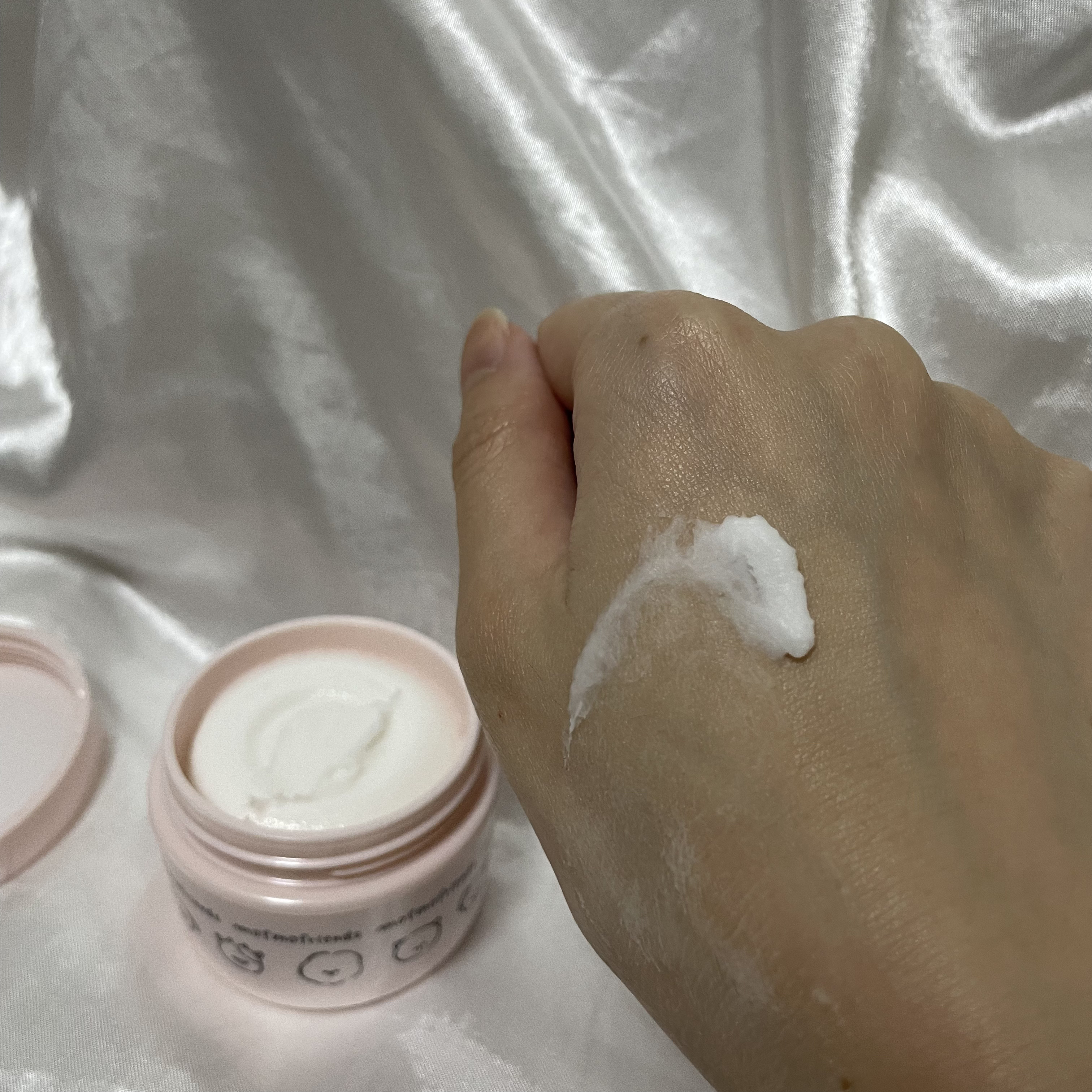 モフモフレンズ しっとり肌バリアクリーム/明色/フェイスクリームを使ったクチコミ（3枚目）