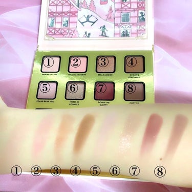 Too Faced クリスマス イン ザ アルプス メイクアップ コレクションのクチコミ「【Too Facedに沼りそう…🦋ピンク好きにたまらない…！♡アイシャドウパレット】


To.....」（2枚目）