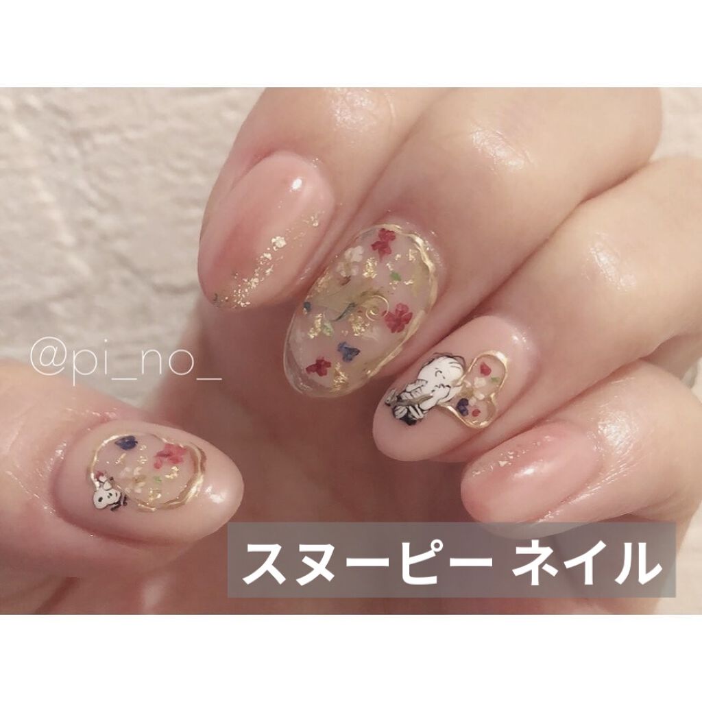 プレインシート ツメキラの口コミ 春ネイル 押し花ネイル セルフネイル ス By Shino 乾燥肌 Lips