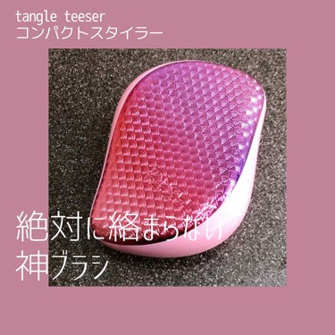 コンパクトスタイラー/TANGLE TEEZER/ヘアブラシを使ったクチコミ（1枚目）