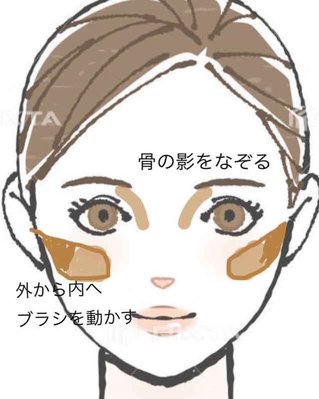 クリームハイライター/キャンメイク/クリームハイライトを使ったクチコミ(2枚目)