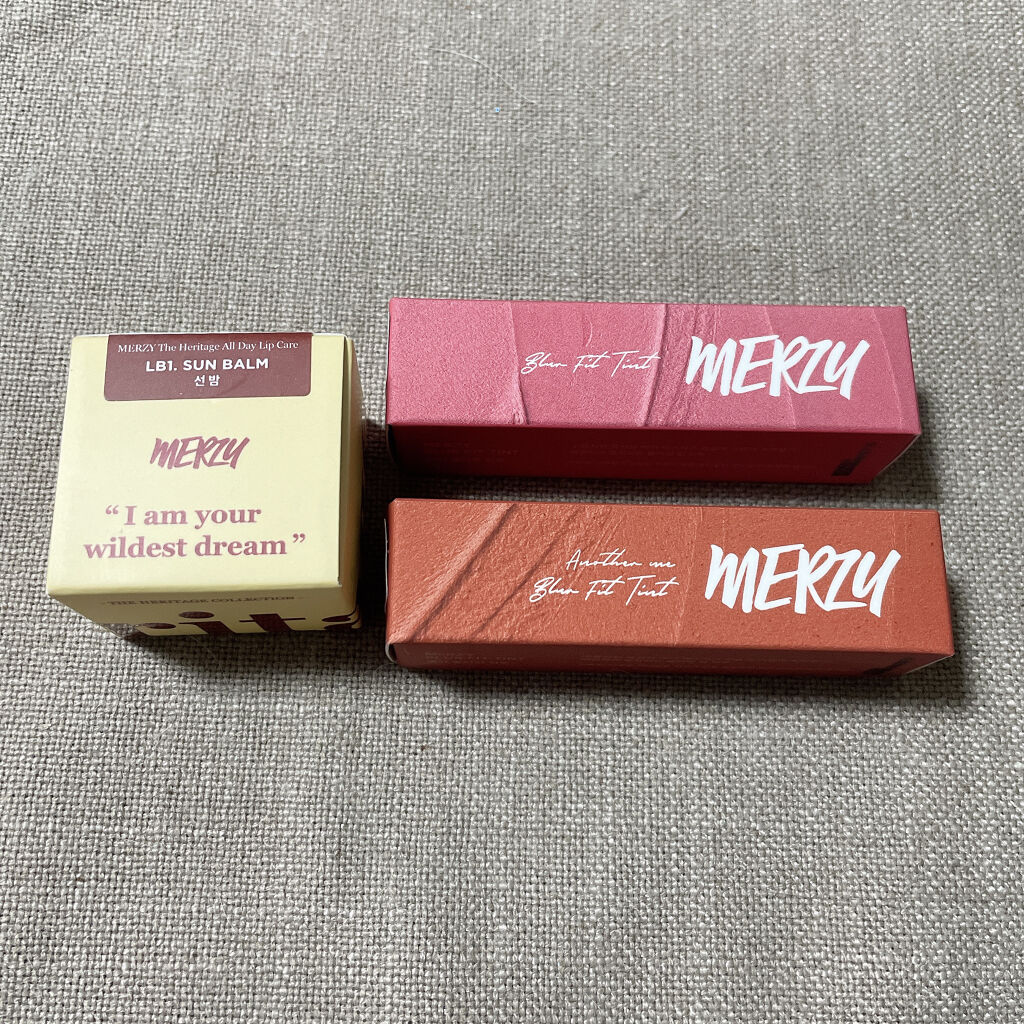 ブラー フィット ティント BT5. ハッシュローズ/MERZY/リップティントを使ったクチコミ（1枚目）