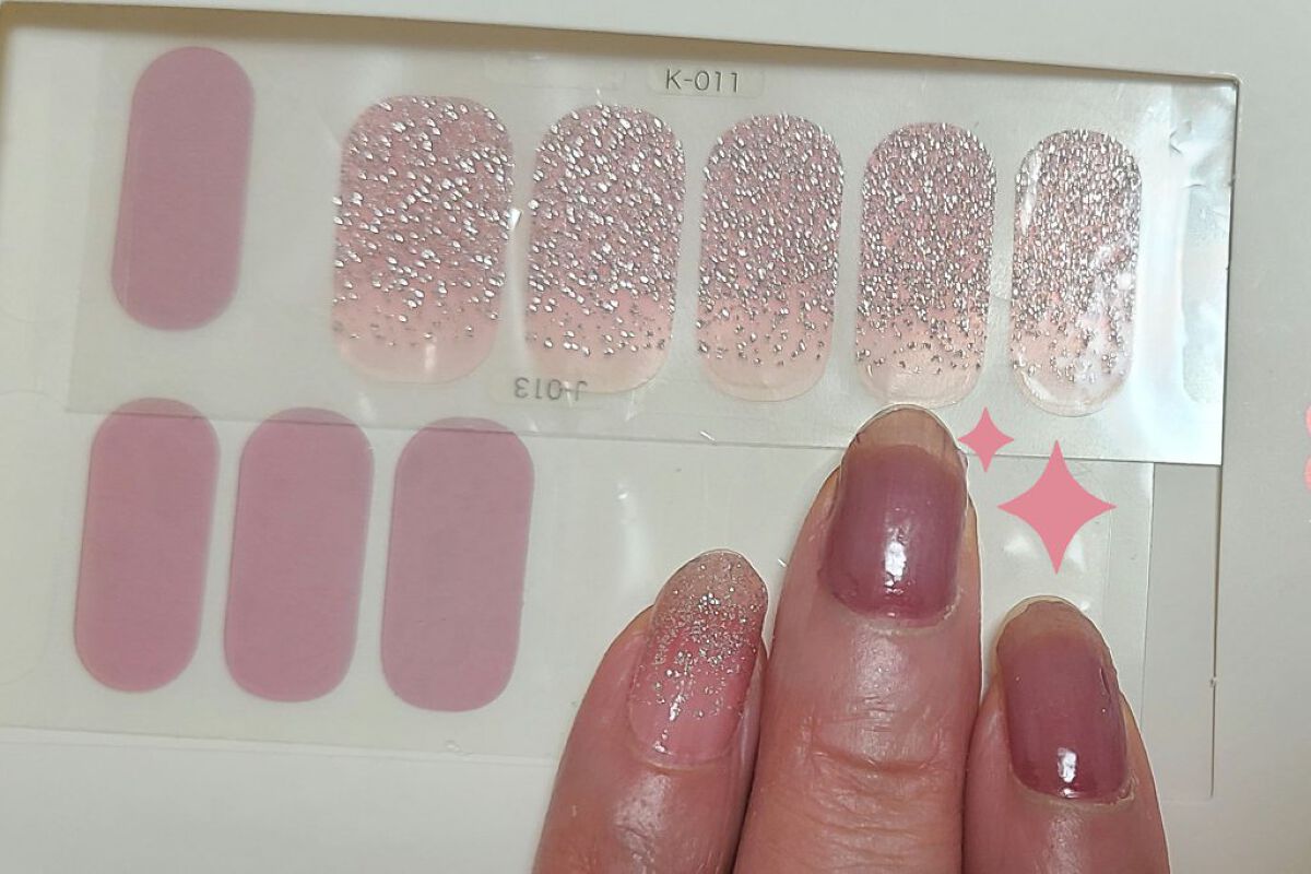 リアルジェルネイルステッカー/Petit Price/ネイルシールを使ったクチコミ（1枚目）