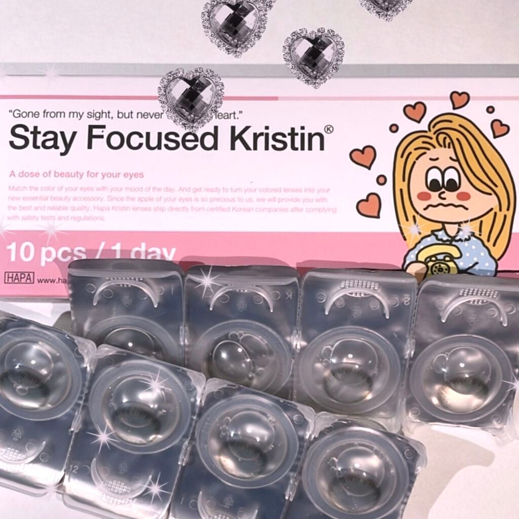 Stay Focused Kristin/Hapa kristin/カラーコンタクトレンズを使ったクチコミ(2枚目)