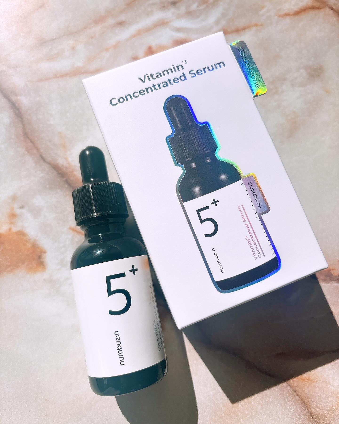 5番 白玉グルタチオンＣ美容液/numbuzin/美容液を使ったクチコミ（2枚目）