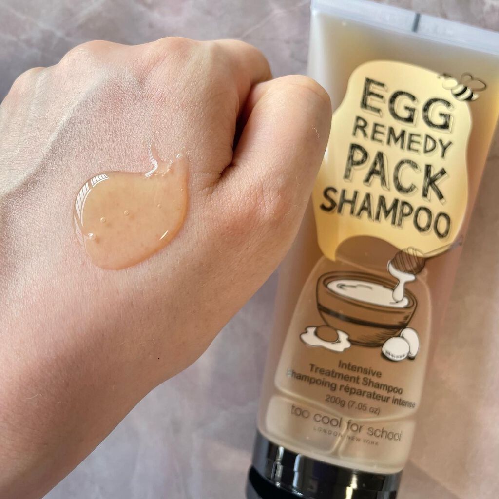 エッグレミディ パックシャンプー/too cool for school/市販シャンプーを使ったクチコミ(2枚目)