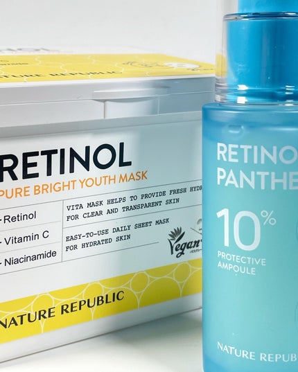 キューブマスク レチノール/ネイチャーリパブリック/シートマスク・パックを使ったクチコミ(4枚目)