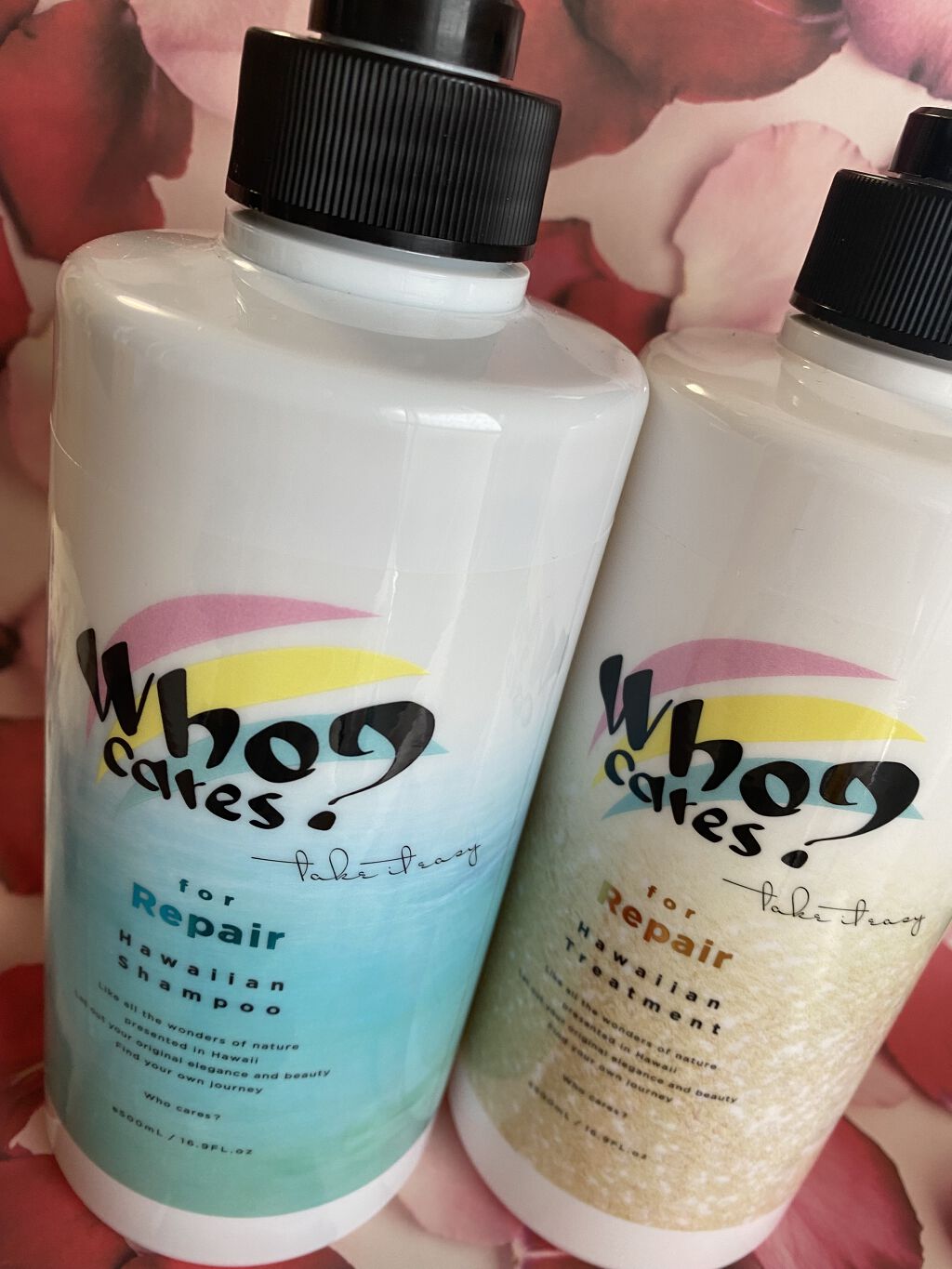ハワイアンシャンプー＆トリートメント ＜リペア＞/who cares?/市販シャンプーを使ったクチコミ（1枚目）