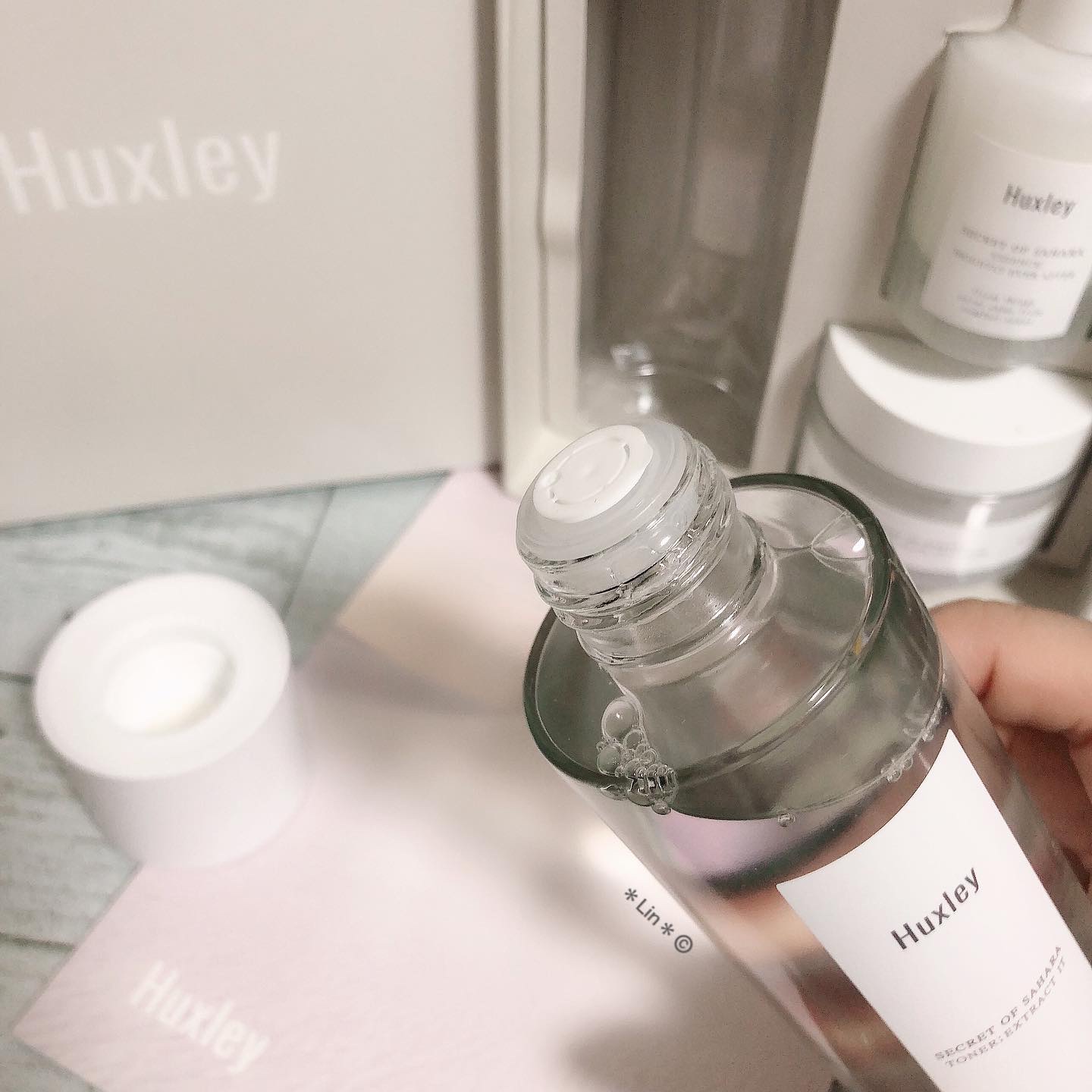 ブライトニングトリオ/Huxley/スキンケアキットを使ったクチコミ（3枚目）