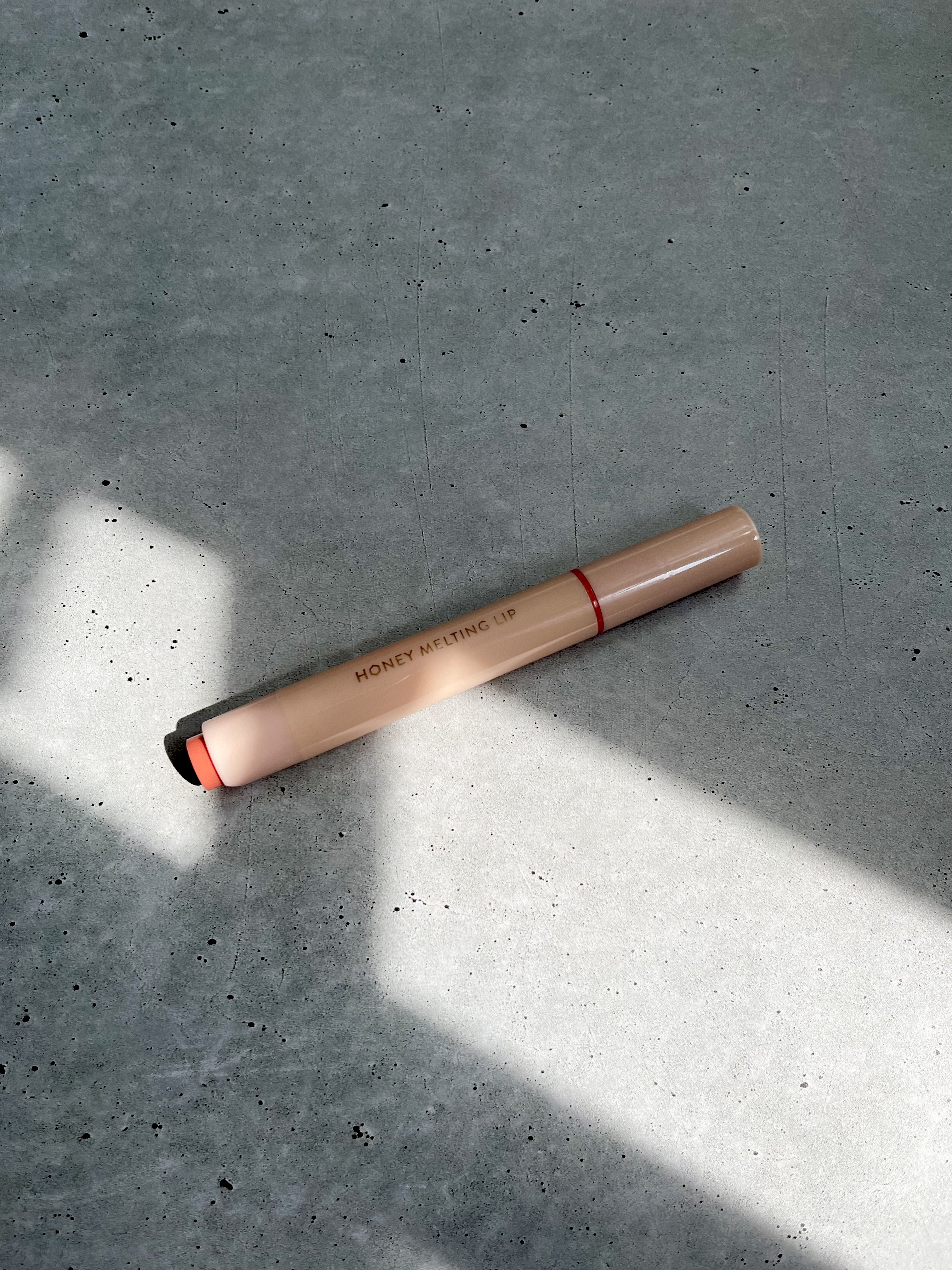 ハニーメルティングリップ 01 アプリコットティー/ネイチャーリパブリック/口紅を使ったクチコミ（1枚目）