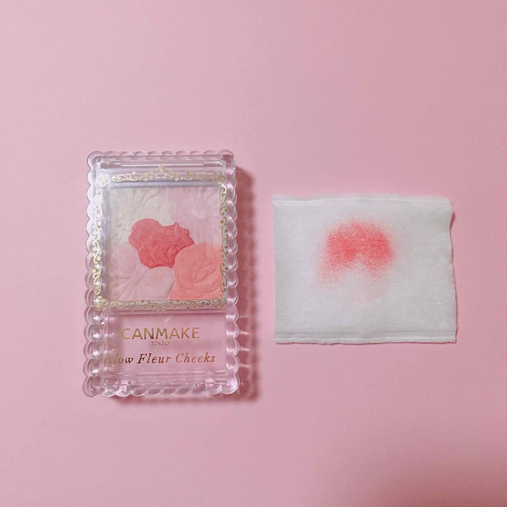 グロウフルールチークス/キャンメイク/パウダーチークを使ったクチコミ（2枚目）