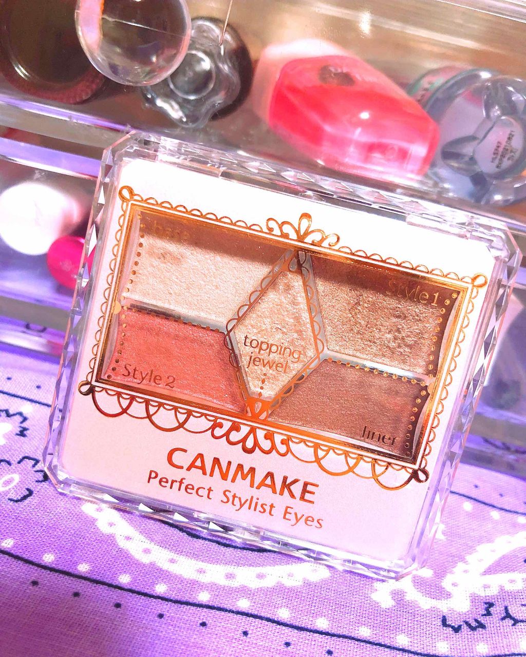 【旧品】パーフェクトスタイリストアイズ/キャンメイク/アイシャドウパレットを使ったクチコミ(1枚目)