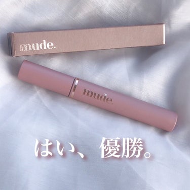 【Qoo10購入品】

今回は、mude.のマスカラ
ついに買ってしまった〜！！
パケが可愛すぎて感動した(；；)

使ってみると、評価高い理由が分かる

アジア人特有の目の形に沿ったカーブで使いやすい