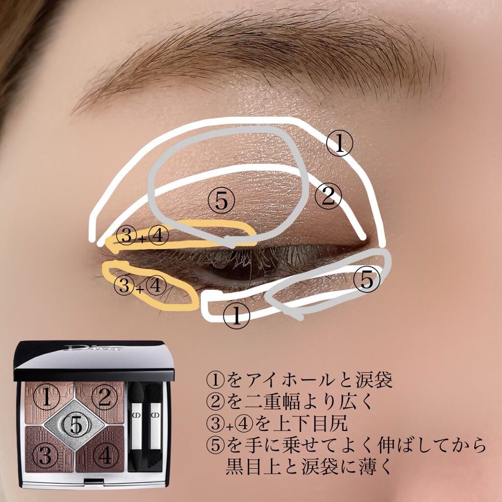 【旧】サンク クルール クチュール/Dior/アイシャドウパレットを使ったクチコミ(5枚目)